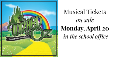 Spring Musical Tickets on Sale